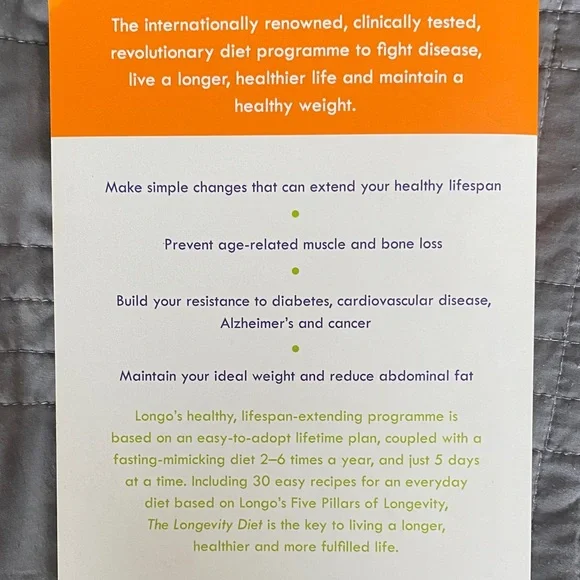 The Longevity Diet Book by Dr. Valter Longo & Bone Broth Breakthrough book - Picture 4 of 6